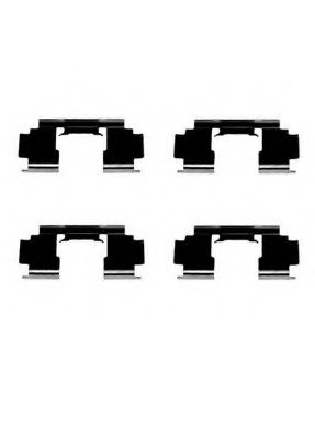 MOTAQUIP VMK896 Accessory Kit, disc brake pads